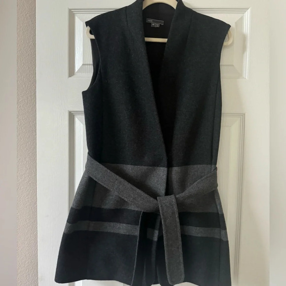 Vince Stipe Blanket sleeveless long vest size XS - Picture 3 of 9